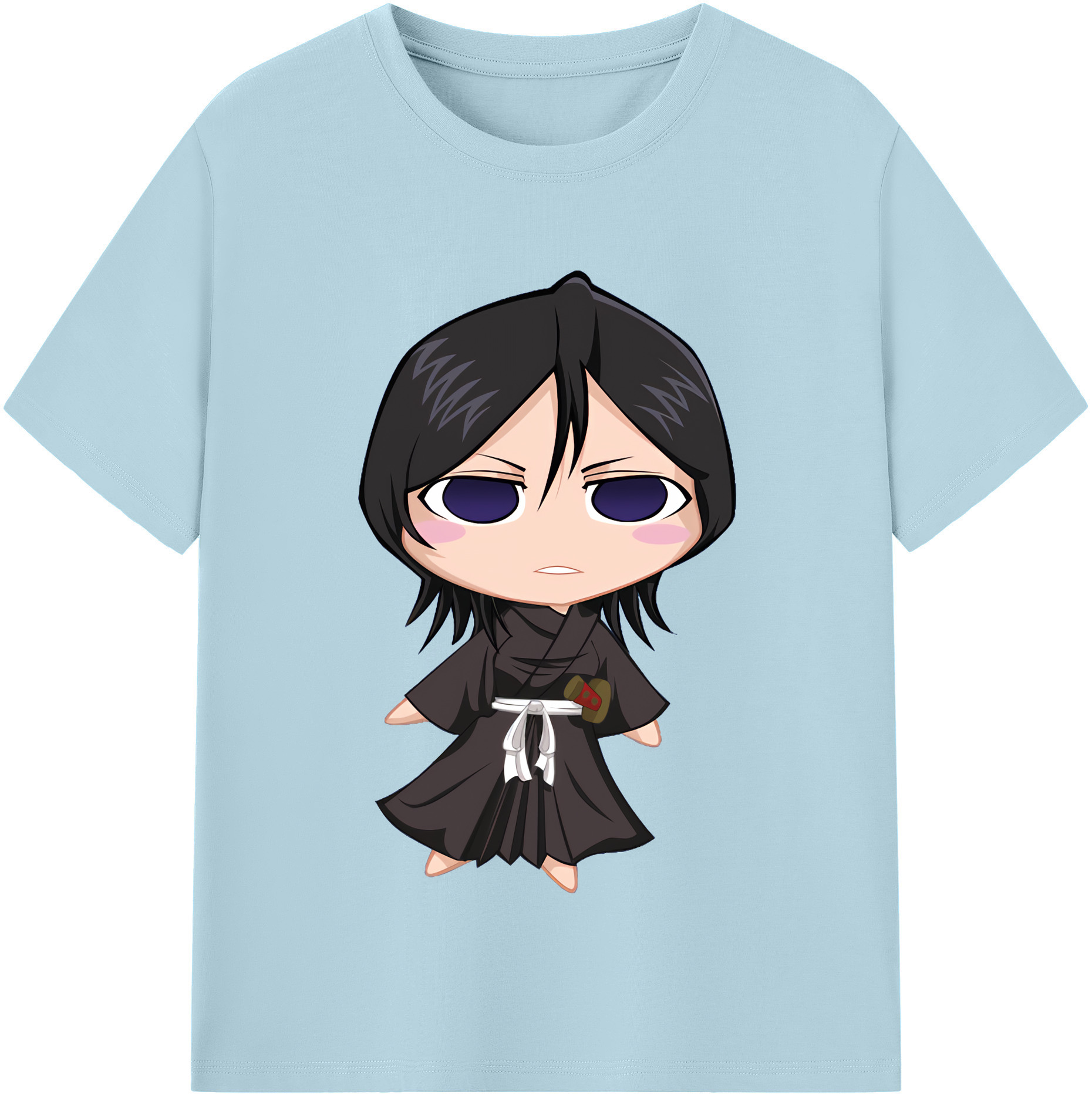 （画像用） ブリーチ 朽木ルキア BLEACH Kuchiki Rukia 綿100％半袖Tシャツ（フロントプリント）